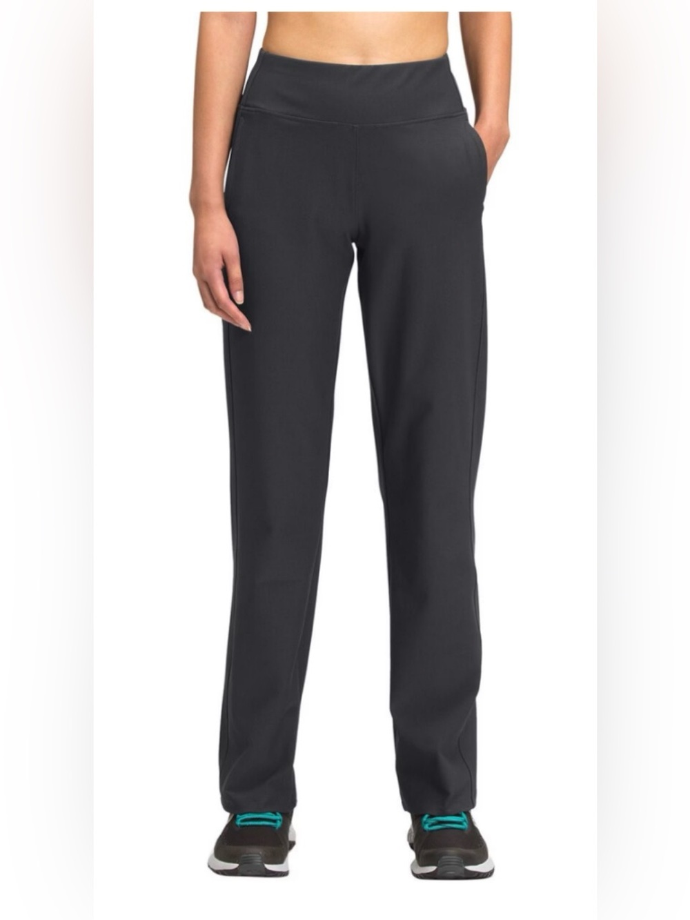 The North Face Everyday High-Rise Pants M hiking trails outdoors travel green